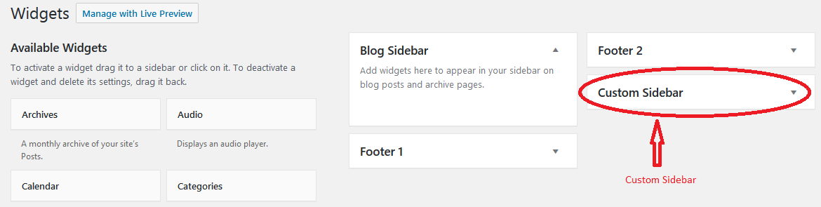 Widgets